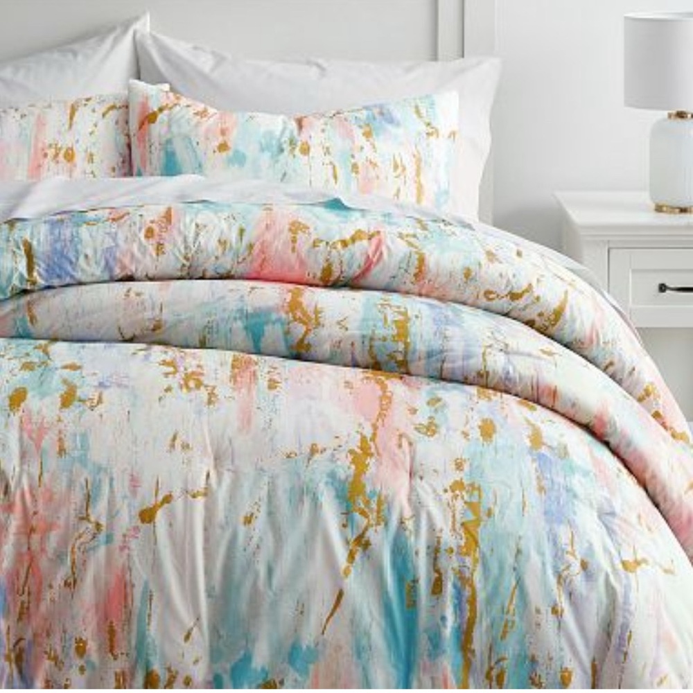 Pottery Barn Teen Artistic Splash Duvet Cover